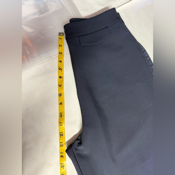 ACHRO Navy Wide Leg crop Pants size S. - Picture 10 of 11